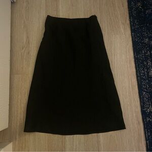 Showpo Classic Black Midi Skirt